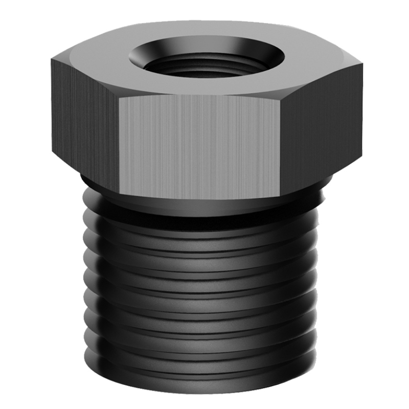 1/4 NPT mężczyzna do 1/8 NPT żeńskiego reduktora Adapter Hex Bushing Hollow Aluminium